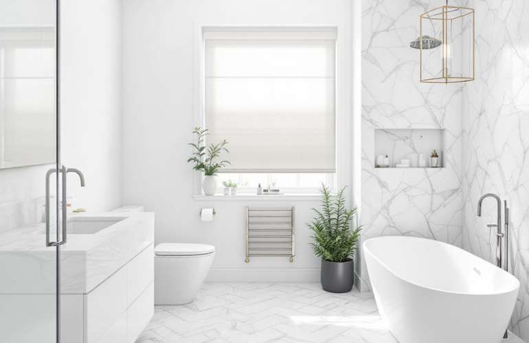 Unveil Serene Elegance: Modern Bathroom Makeover That Transforms