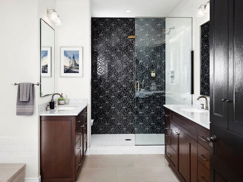 Magnificence Unleashed - The Lexington Luxe Bathroom Transformation. Expansive, luxuriously transformed bathroom with modern fixtures in Lexington.