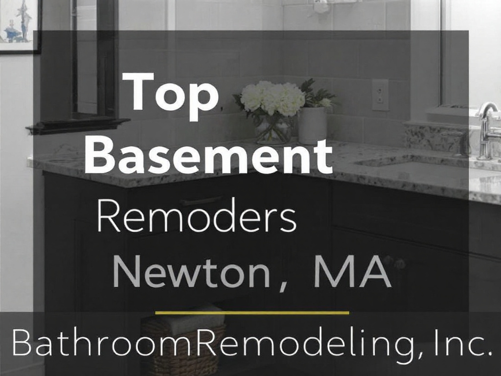 Photo showcasing a strikingly modern and contemporary redesigned basement in Newton, MA by top-rated remodelers.