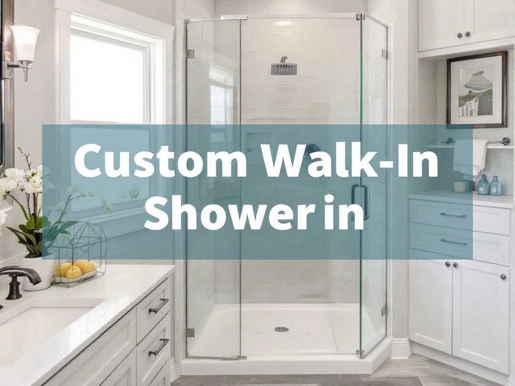 New Modern Walk-in Shower Design: Uplifting Bathroom Aesthetics Modern-style custom walk-in shower installed in a contemporary style bathroom.