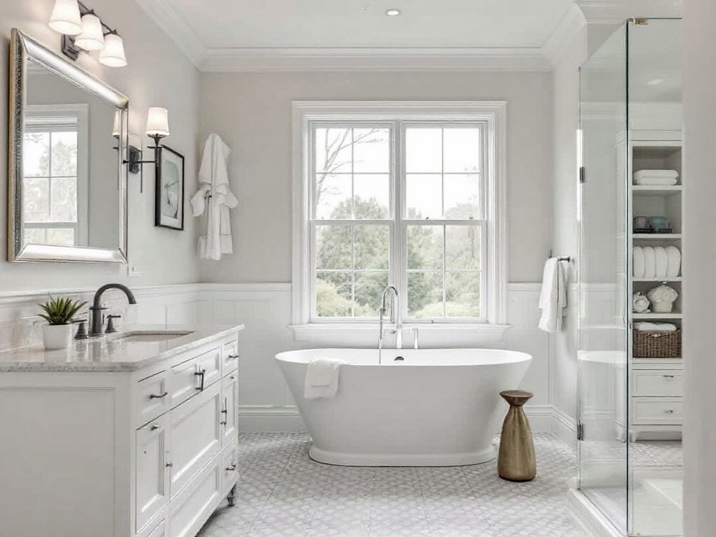 Experience Top-notch Bathroom Remodeling in Dover, MA - Transforming Spaces with Modern and Contemporary Design Modern, contemporary newly remodeled bathroom in Dover, MA by a premier bathroom remodeler.