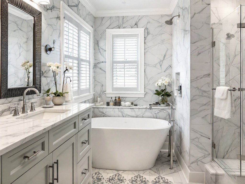The Topnotch Bathroom Renovation Expert in Dover, MA Modern renovated bathroom by a reputable remodeler in Dover, MA