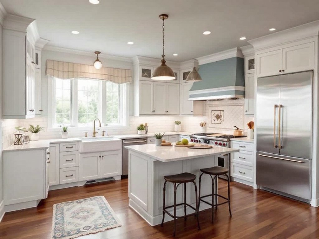 Premier Kitchen Remodel Contractors Unveil Contemporary Design in Dedham, MA. Alt text: A modern-styled kitchen by the best remodeling contractors in Dedham, MA.