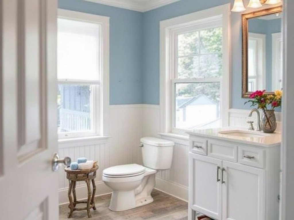 Modern interior painting design in Billerica, MA, transforming a space into a contemporary living area.