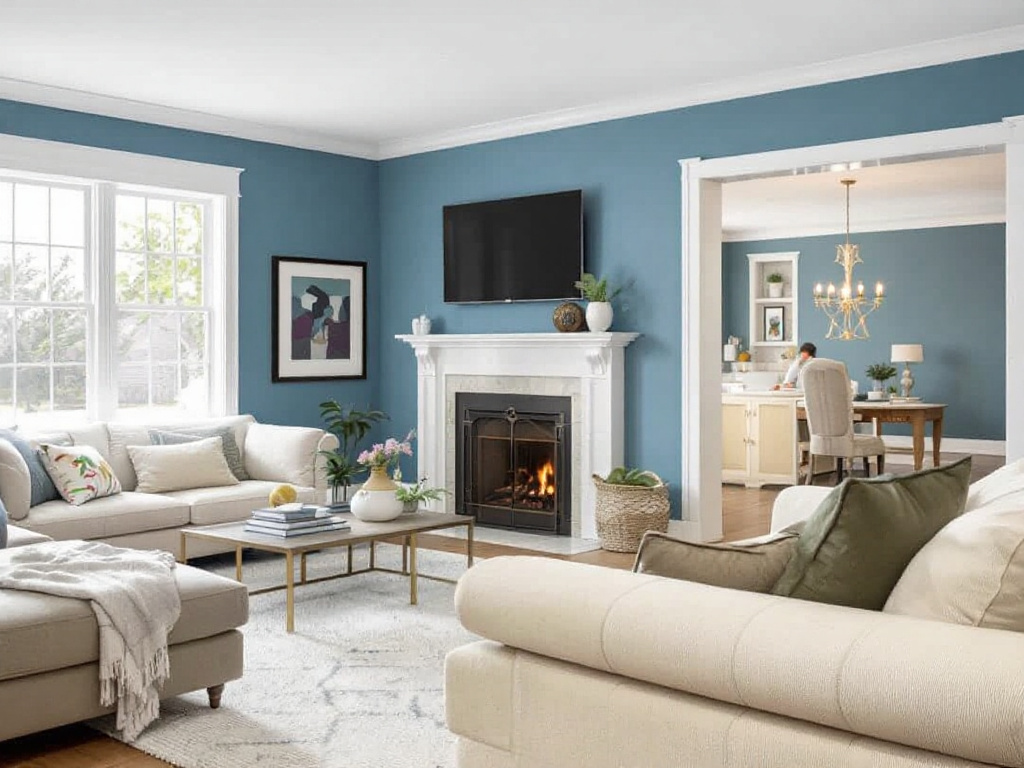 Modern, contemporary interior painting offering a revamped look near Lexington, MA.