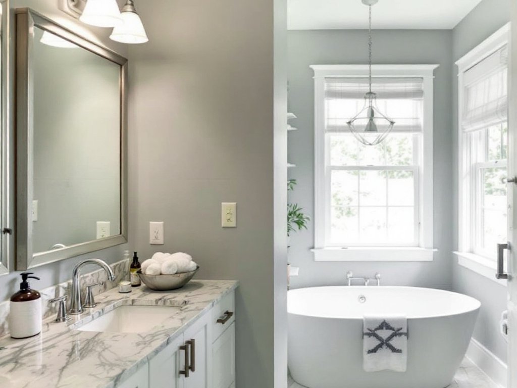 Modern interior painting in Newton, MA featuring a contemporary design.