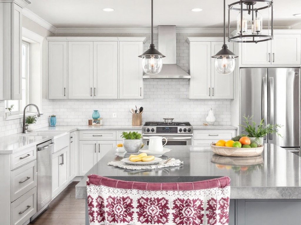 Modern and contemporary kitchen remodel design by contractors near Medford, MA.