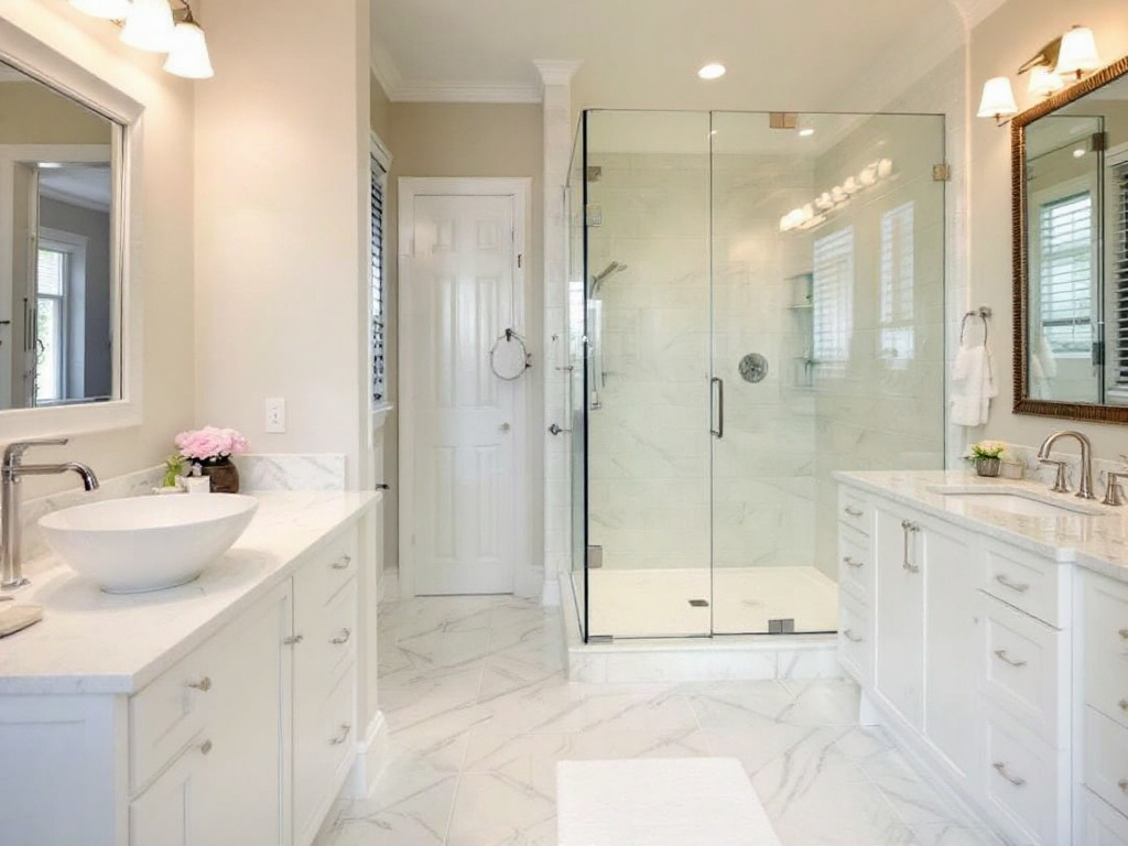 High-quality bathroom contractors near Milton, MA providing a modern, contemporary designed bathroom experience.