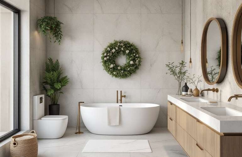 Transform Your Bath Space with Modern Haven Elevated Bathroom Redesign