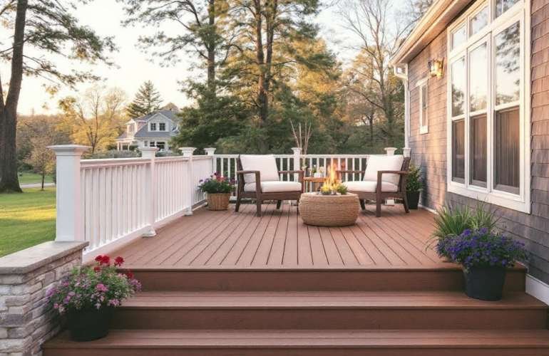Transform Your Outdoor Space with Deck Installation Near Milton, MA