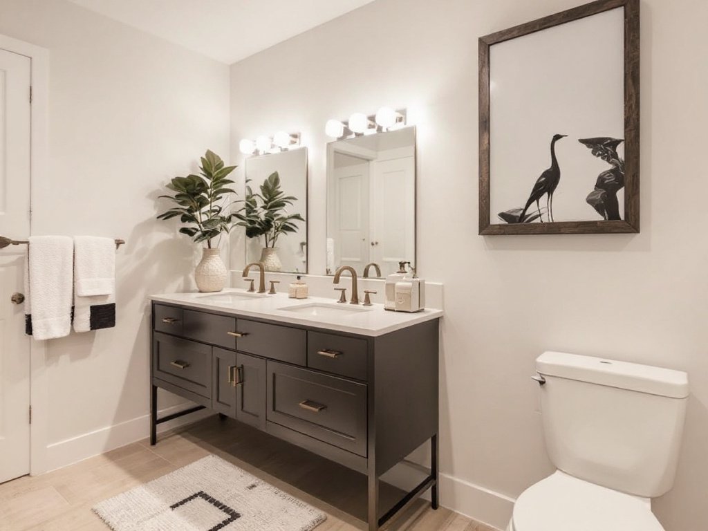 Find Top-Quality Basement Remodelers in Weymouth, MA - Modern and Contemporary Designs Beautifully renovated basement in modern style near Weymouth, MA.
