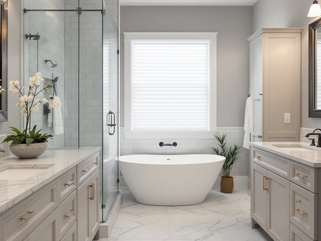 Experienced general contractor for modern bathroom remodeling near Maynard, MA.