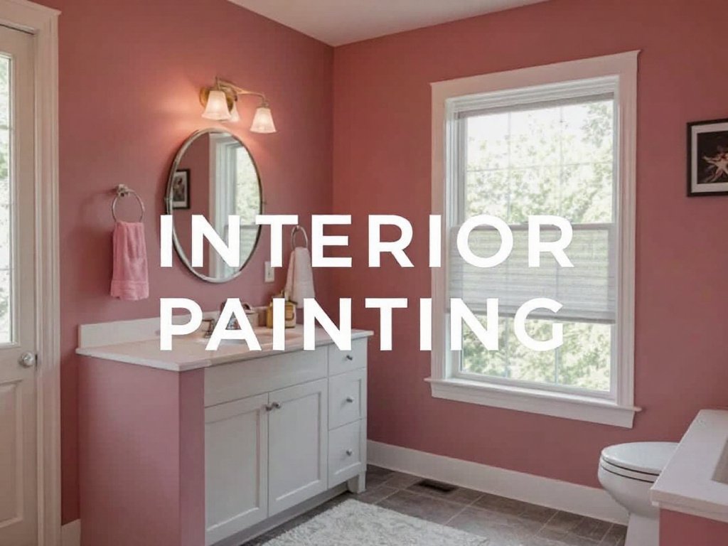 Alternative text: Brightly colored interior walls painted by Acton, MA professionals.
