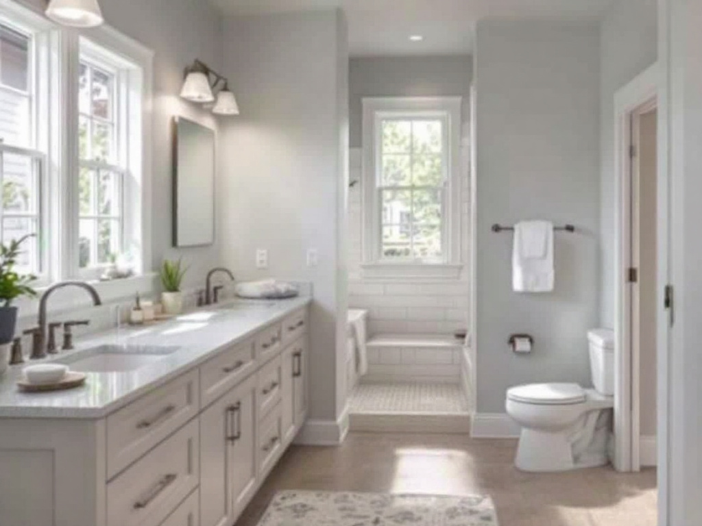 A breathtaking bathroom with luxurious amenities designed by a top-rated general contractor in Randolph, MA.