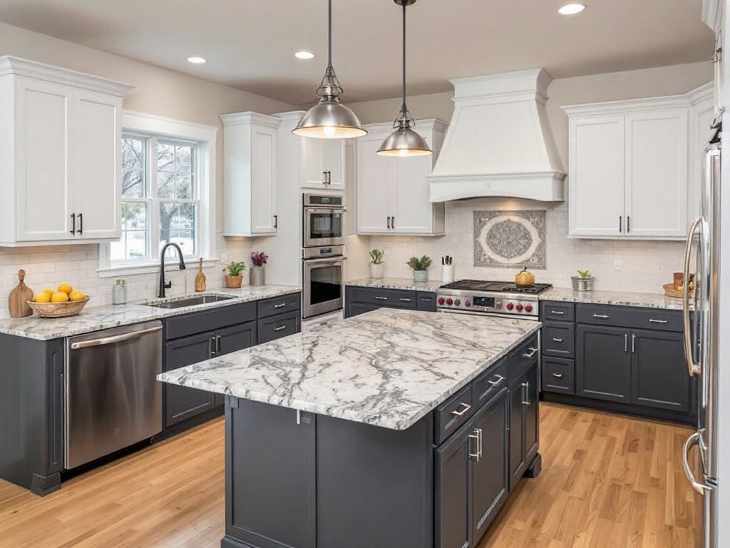 Top Kitchen Remodeling Services in Norwood, MA Image illustrating the process of remodeling a kitchen in Norwood, MA.