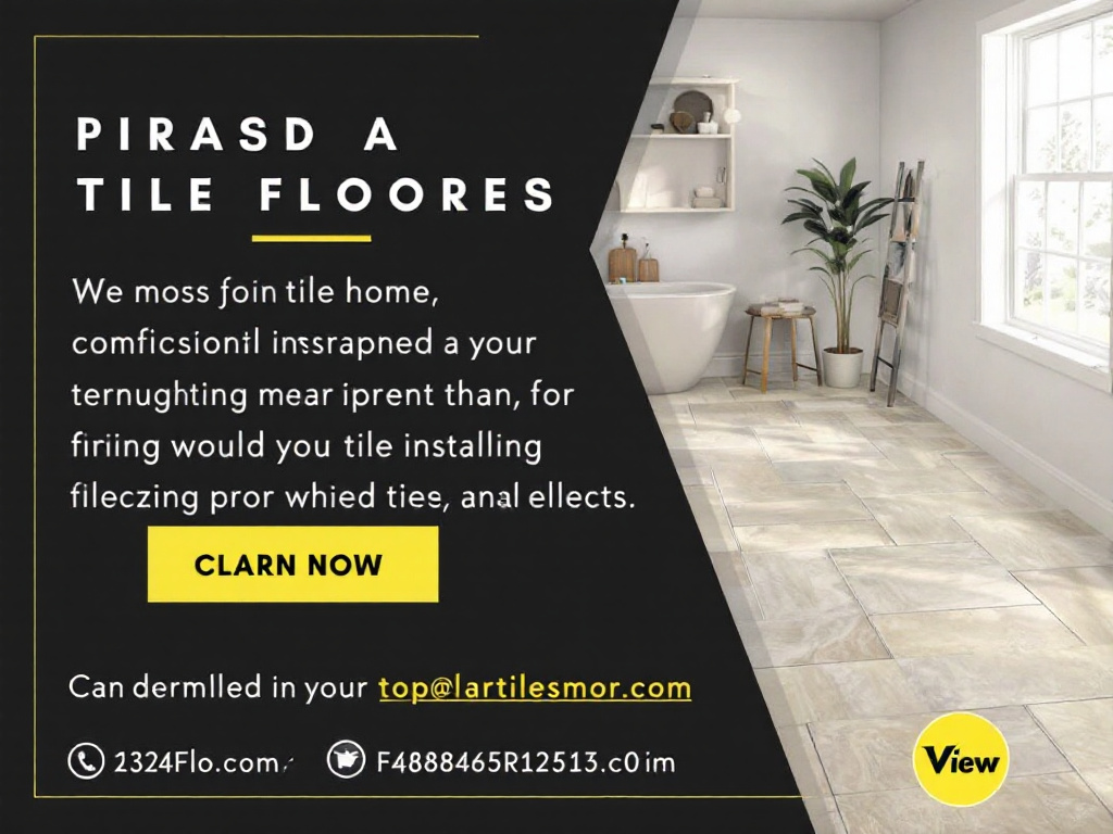 Skilled tile flooring installers showcasing modern designs near Burlington, MA.