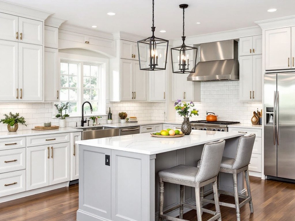 A modern, contemporary style kitchen remodeled by the best kitchen remodelers near Lexington, MA.