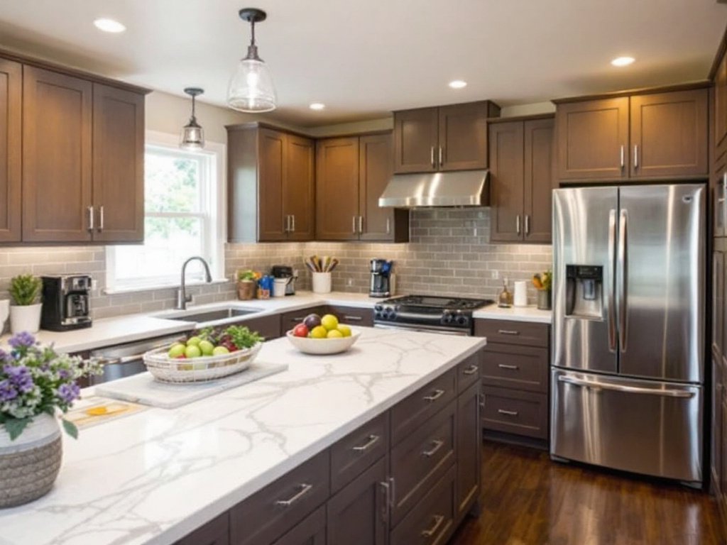 Bring Contemporary Aesthetic to Your Home: Kitchen Renovation in Wayland, MA. Modern and contemporary kitchen redesign by renovation contractors near Wayland, MA.