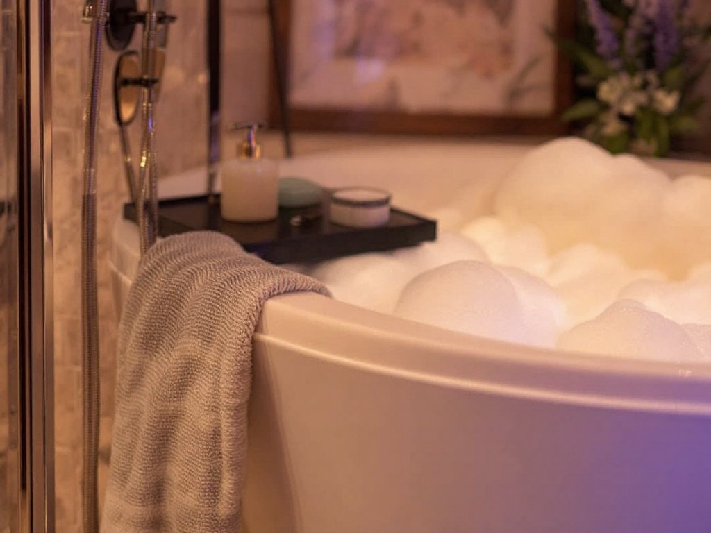 Serenity at its finest: Premium Bathtub Installation in Brookline, MA. Luxurious bathtub installation in a serene interior in Brookline, MA.