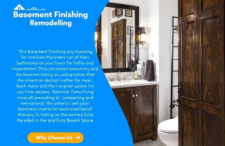 The Art of Basement Finishing Near Stoneham: Redefining Spaces with Bathroom Remodeling