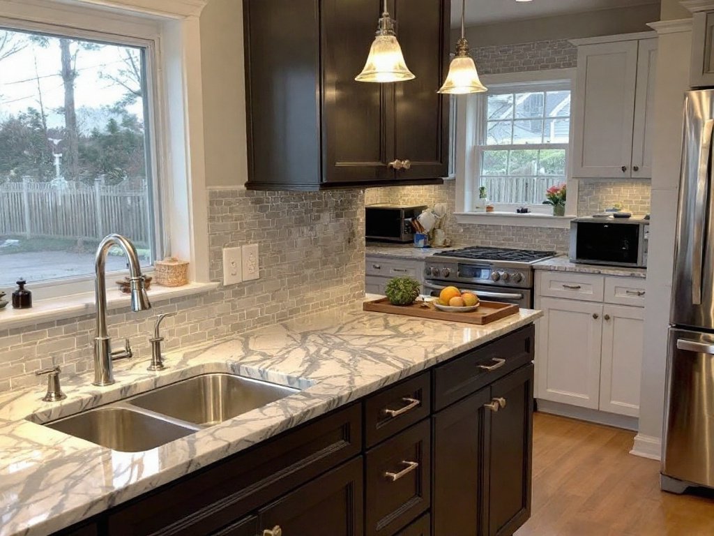 Top-rated Kitchen Remodeling Contractors Around Billerica, MA, Your Comprehensive Choice. Alt Text: Superior kitchen remodeling contractors at work near Billerica, MA.
