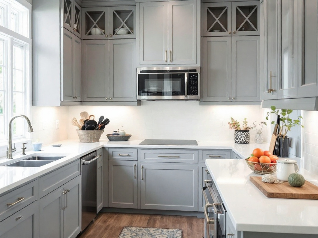 A professionally revamped kitchen with top-quality designs and fittings by premium remodel contractors in Medfield, MA.