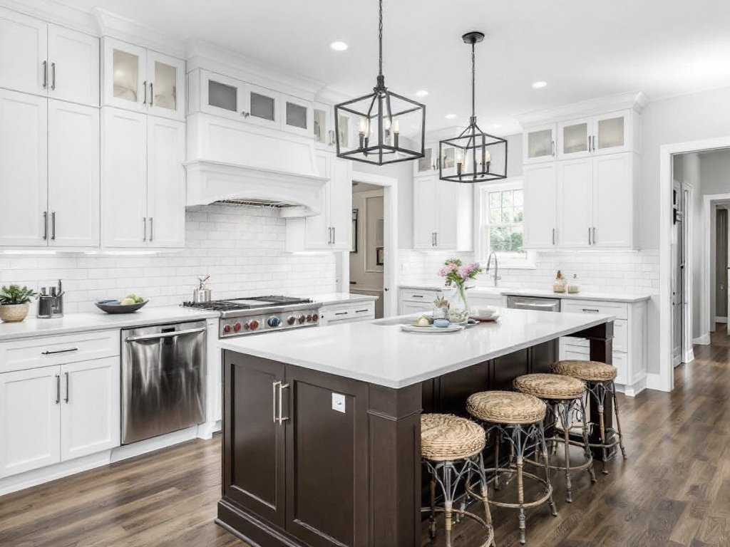 Up-to-date, contemporary design by expert kitchen renovation contractors in Walpole, MA.