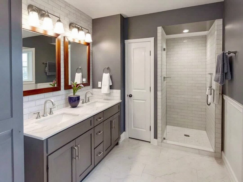 A professional construction team diligently working at a construction site in Billerica, MA.