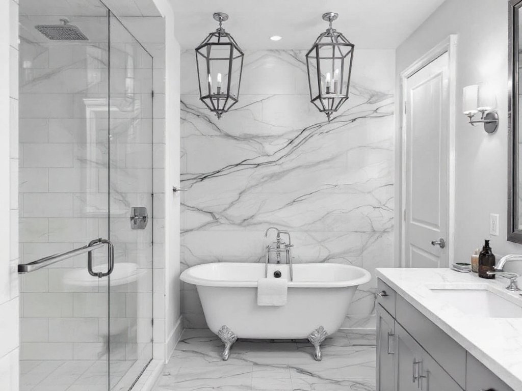 Finding the Best Partner for Your Bathroom Renovation in Boston. A man shaking hands with a bathroom remodeling contractor while discussing bathroom renovation plans in Boston.