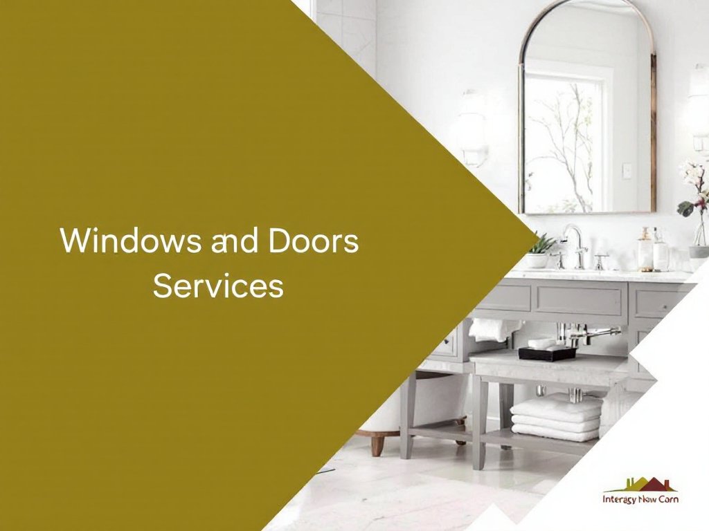 Revamp Your Home with Superior Quality Windows and Doors installation. Alt Text: Expert installing premium quality windows and doors to enhance home aesthetics.