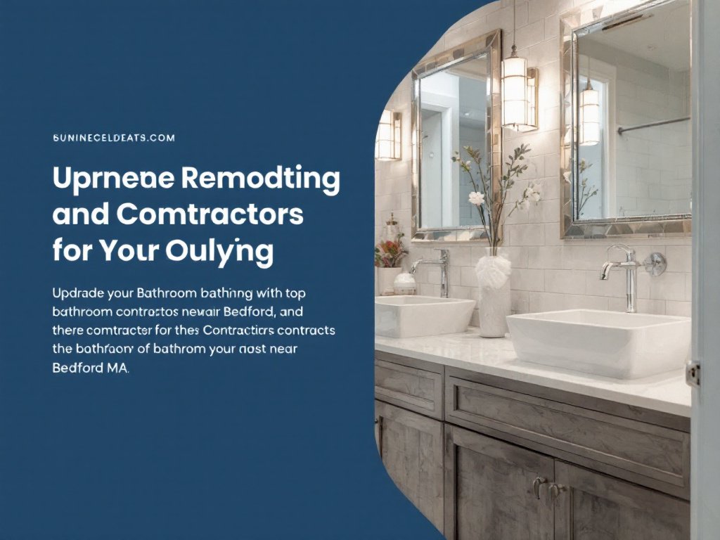 Alternative text: An image showcasing a modern, contemporary designed bathroom renovated by the best bathroom contractors near Bedford, MA.