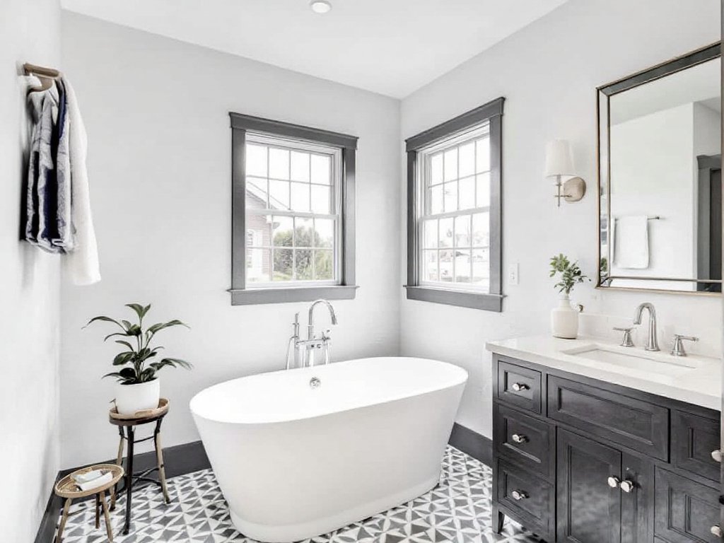 Professional bathroom contractors updating a bathroom in Bedford MA