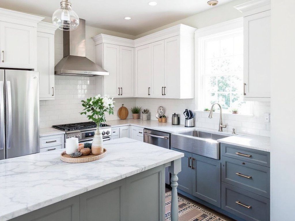 Caption: Breathe a new life into your cooking space with our Westwood, MA kitchen remodel contractors specializing in modern, contemporary designs. A picture representing the ultra-modern, contemporary kitchen remodel services offered by contractors near Westwood, MA.