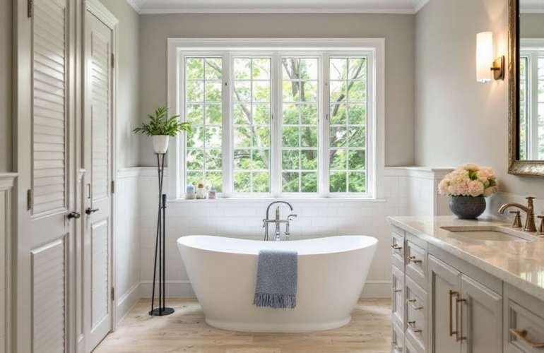 The Art of Elegant Bathroom Transformation in Brookline, MA