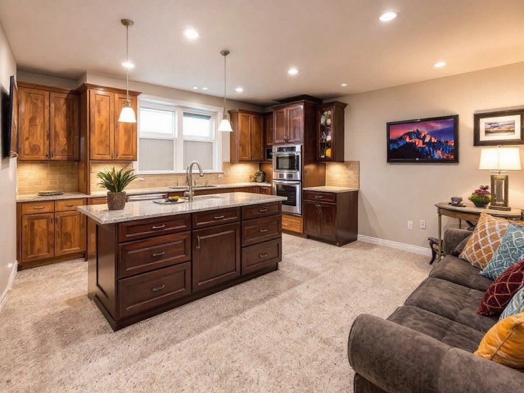 Top-Notch Basement Remodeling Services Near Milton, MA. Professional basement remodelers working on a project near Milton, MA.