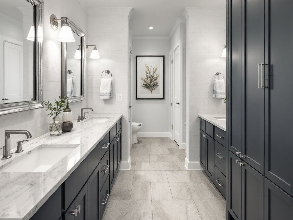 Revolutionizing Home Aesthetics with Modern Tile Flooring in Burlington, MA. Top-notch modern and contemporary tile flooring installers in Burlington, MA working on a new project.