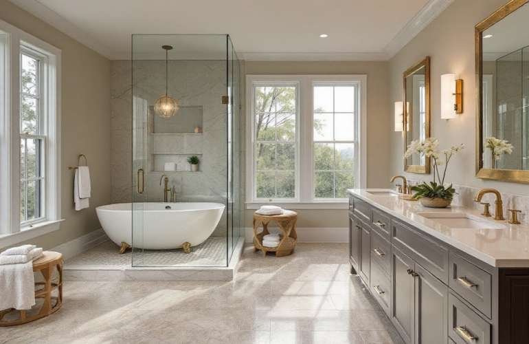 Unveiling A World of Opulence: Luxurious Bathroom Transformation in Needham, MA