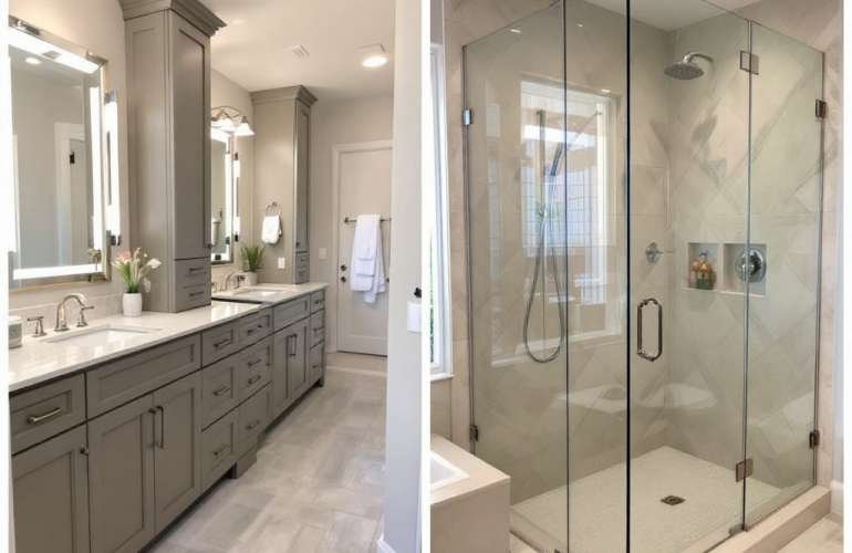 A Tale of Transformation: The Master Bathroom Makeover in Westwood
