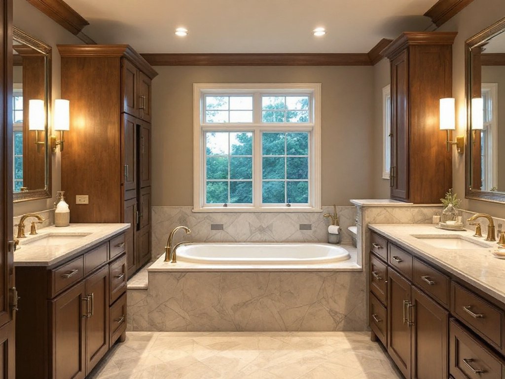 Modern basement finishing transformation in Dover, MA.