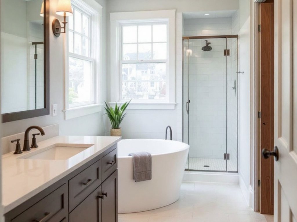 Premier general construction contractors at work near Brookline, MA, showcasing modern, contemporary designs for new projects.