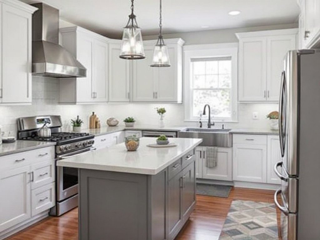Caption: Experience a Revolution in Kitchen Design with Top-Rated Renovation Contractors in Lincoln, MA. An image showcasing modern contemporary kitchen redesign by top-rated contractors near Lincoln, MA.