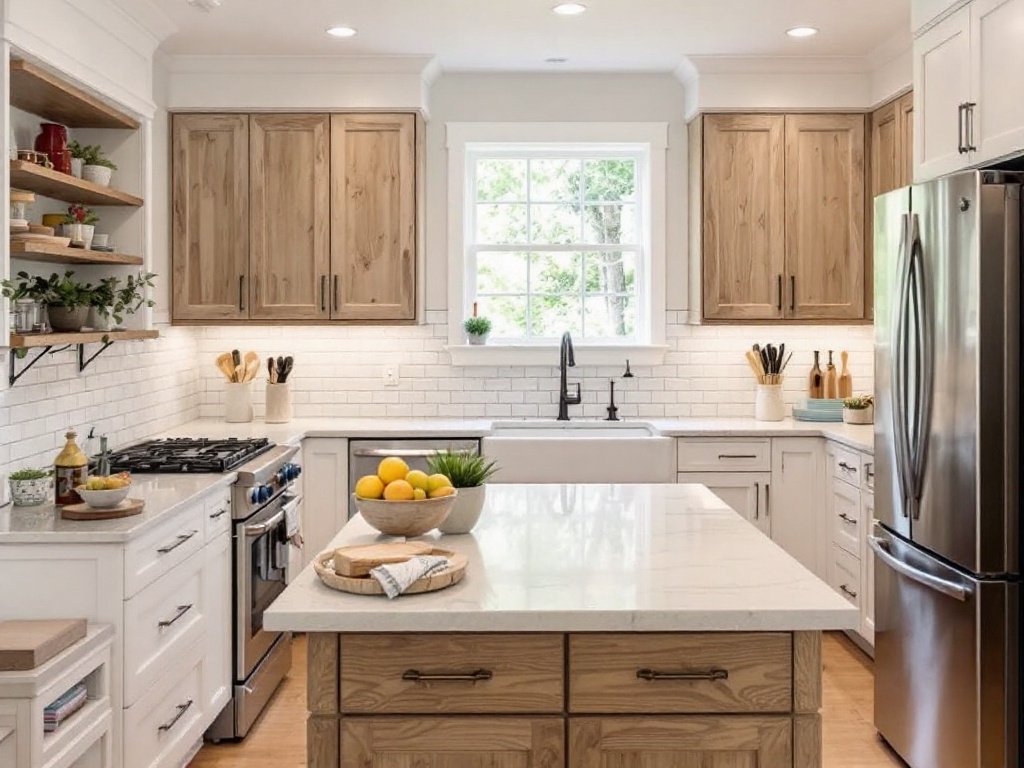 Sleek, modern kitchen renovation by top-rated contractors in Wayland, MA.