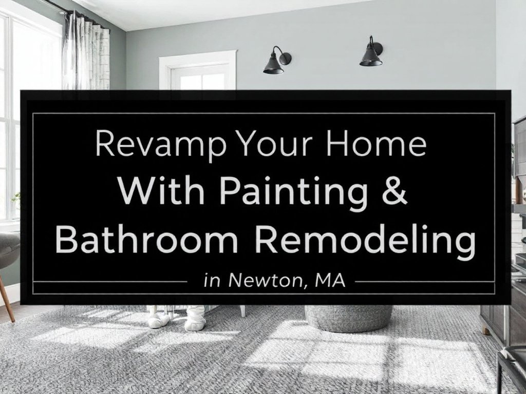 Interior painting session for a room revitalization in Newton, MA.