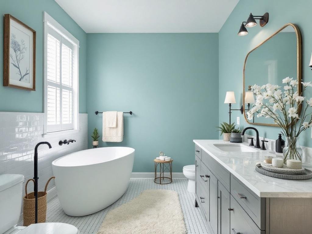 Skillful interior painting transformation taking place in Braintree, MA.