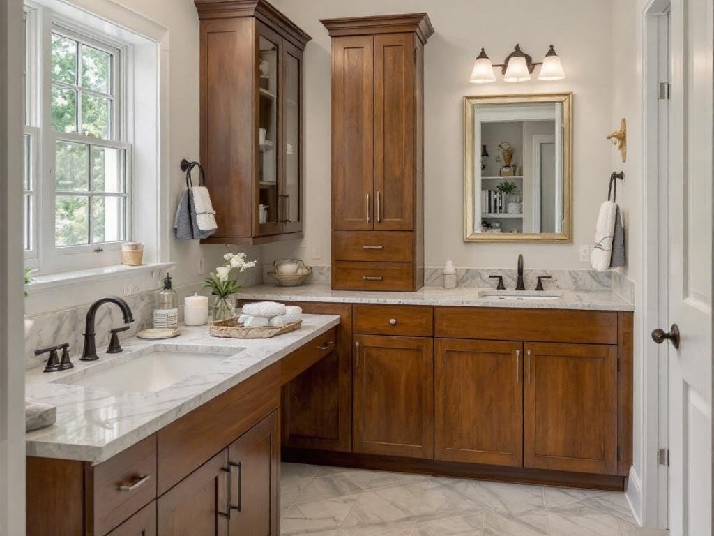 Modern, contemporary designed bathroom by the best bathroom remodeler in Winchester, MA.