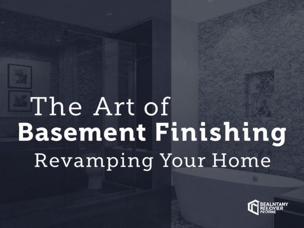 A picture of a beautifully finished basement showcasing its full potential.