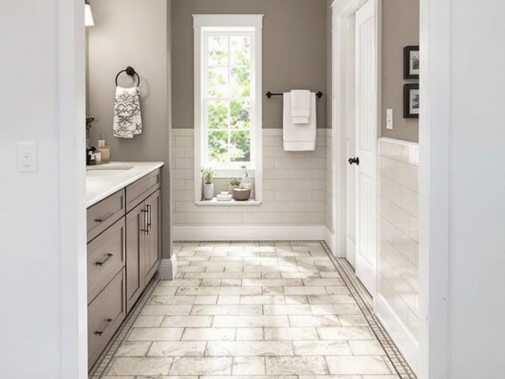 Professional tile flooring experts advertising their installation services in Acton, MA.
