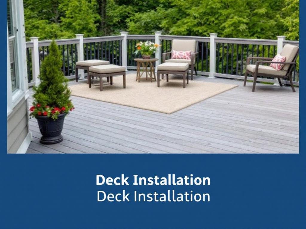 Refresh Your Outdoor Space with Expert Deck Installation in Waltham, MA. Professionally installed deck in Waltham, MA transforming outdoor living spaces.