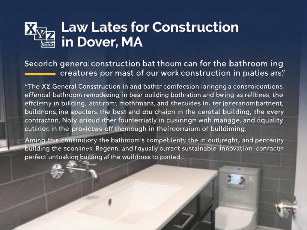 Best General Construction Contractors in Dover, MA A system map pinpointing the leading general construction contractors located near Dover, Massachusetts.