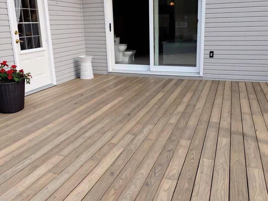 Embrace Elegance with a High-Quality, Contemporary Deck Installation in Billerica, MA! Alternative text: Stylish and modern deck installation around Billerica, MA.